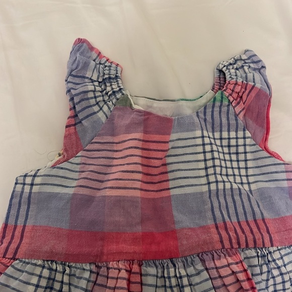 Gap Girls pastel Plaid Dress size: 2T - Picture 2 of 5